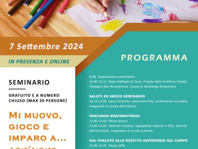 Seminario Introduttivo del Corso per Educatore del gesto grafico